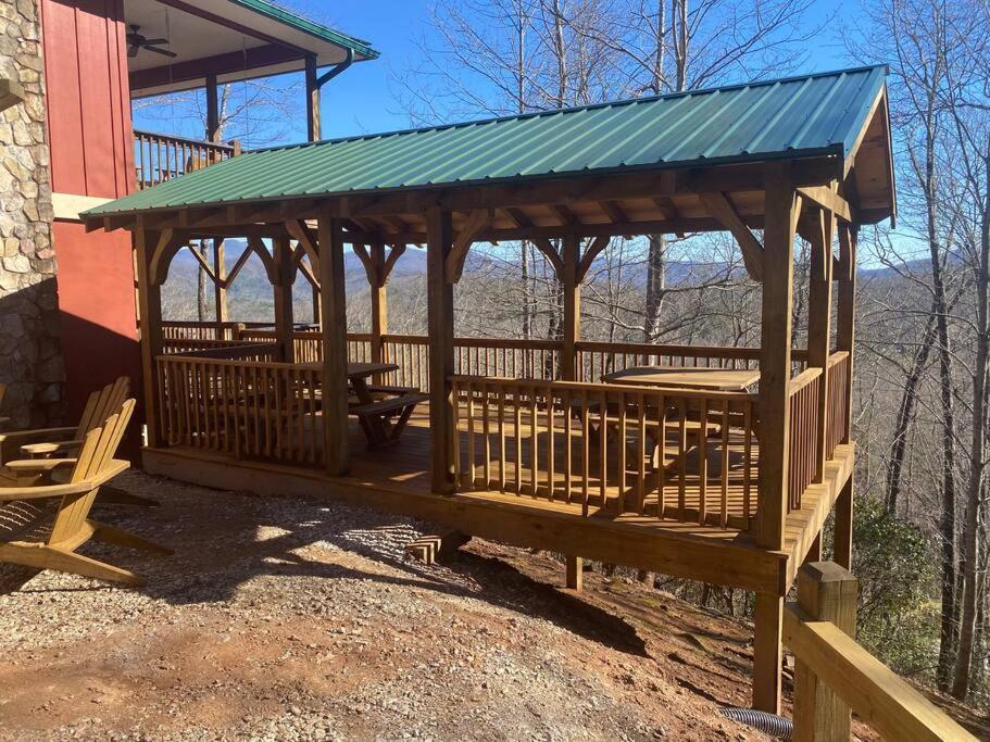 Red Rooster Family Cabin W/Hot Tub+Fire Pit+View Franklin Εξωτερικό φωτογραφία