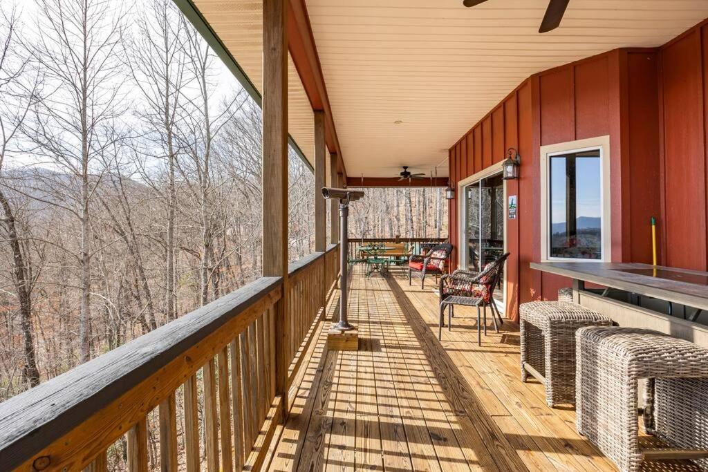 Red Rooster Family Cabin W/Hot Tub+Fire Pit+View Franklin Εξωτερικό φωτογραφία