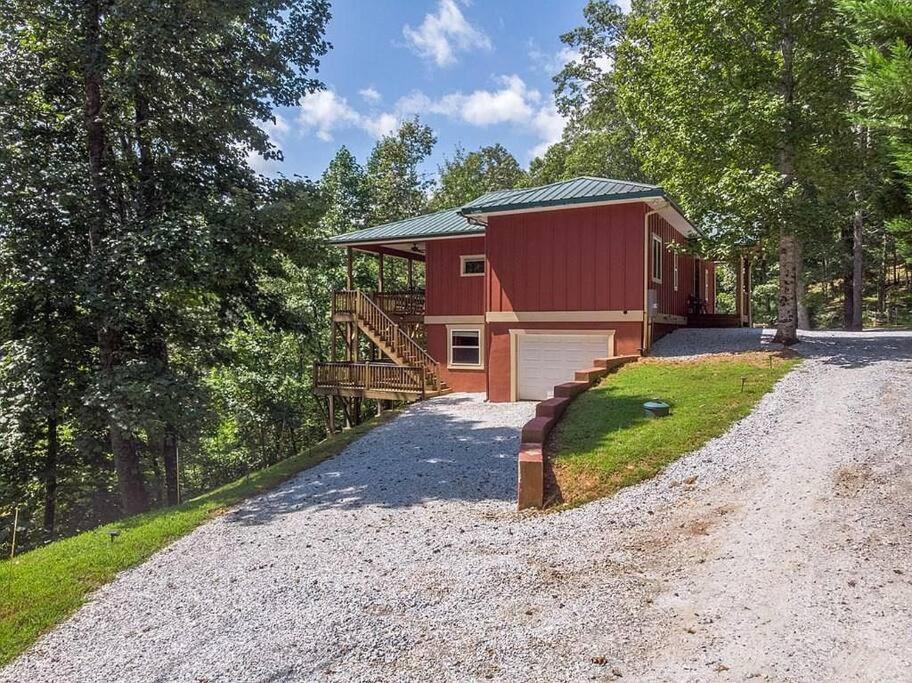 Red Rooster Family Cabin W/Hot Tub+Fire Pit+View Franklin Εξωτερικό φωτογραφία