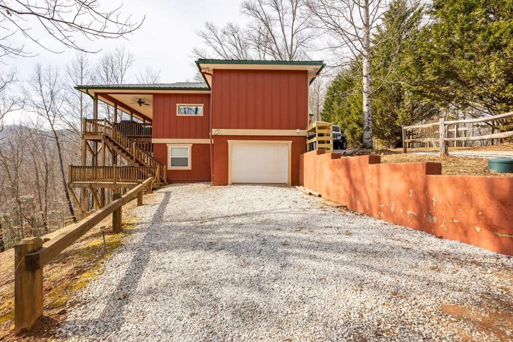 Red Rooster Family Cabin W/Hot Tub+Fire Pit+View Franklin Εξωτερικό φωτογραφία